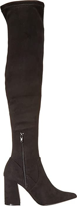 Steve Madden Womens Jacoby Thigh-High Over Knee Boot  Color Black Size 9.5M
