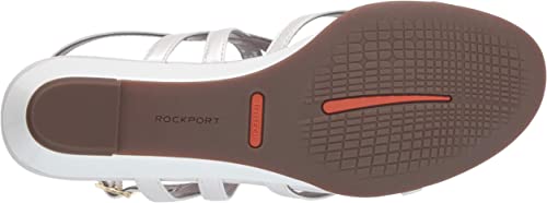 Rockport Women's Tm Zandra Slingback Wedge Sandal  Color White Size 9.5M