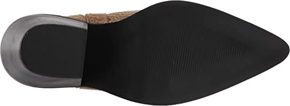 Madden Girl Women's Holster Fashion Boot  Color Gold Embossed Size 6M