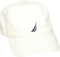 Nautica Men's Classic Logo Adjustable Baseball-Cap Hat  Color White One Size