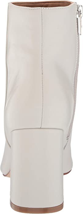 Marc Fisher Women's Fellie Fashion Boot  Color Ivory Leather Size 7.5M