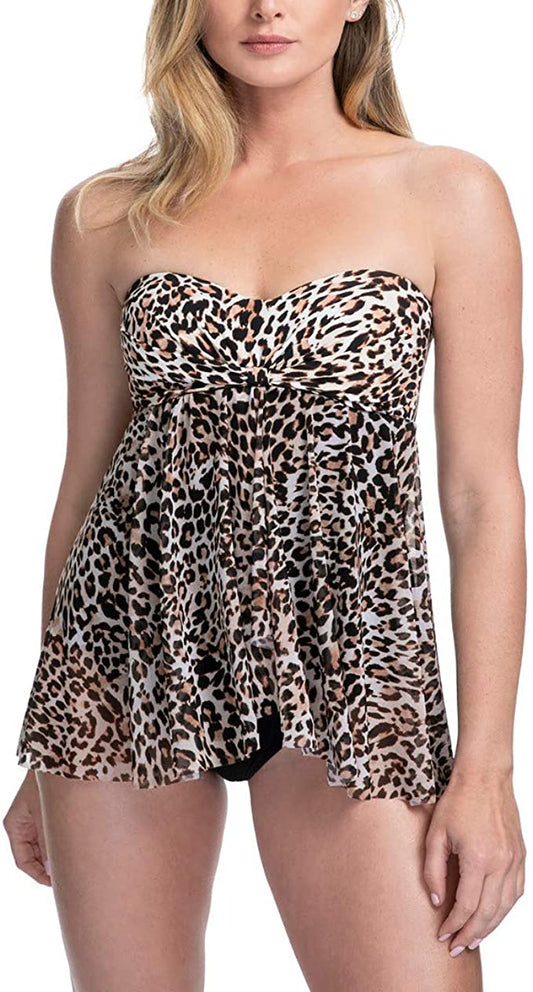 Profile by Gottex Women's Bandeau Flyaway One Piece Swimsuit