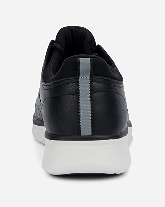 New York & Company Men's Wyn Sneaker  Color Black/Oil Size 7.5M