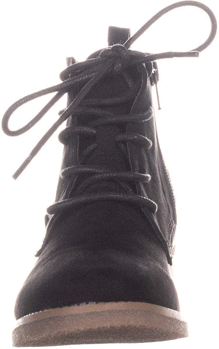 Style & Co Women's Rizio Lace-Up Ankle Booties  Color Black Size 5M