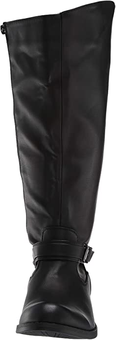 Easy Street Women's Quinn Plus Plus Harness Boot  Color Black Size 6.5M (Wide Calf)
