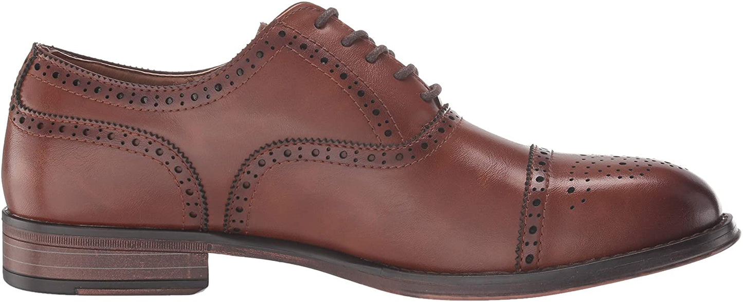 Steve Madden Men's Jimms Dress Shoes  Color Cognac Size 10M