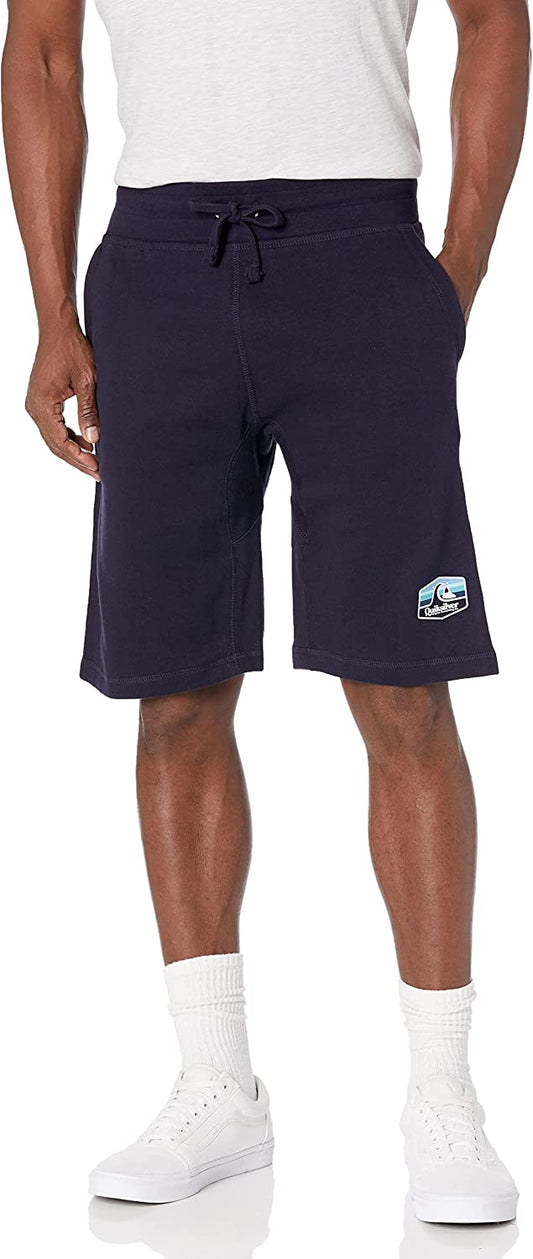 Quiksilver Men's Town Hall Fleece Shorts  Color Navy Blazer Size M