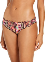 SUNDAZED Reptilia Mermaid Cheeky-Fit Swim Bikini Bottom  Python Multi Size M