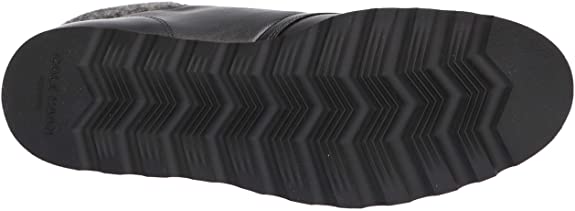 Cole Haan Women's Nantucket Rugged Waterproof Hiker Bootie Hiking Boot  Color Black Wp Leather/Black Rustic Wool Size 7.5B