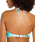 SUNDAZED Hot Tropics Ava Ruffle Bikini Swim Top  Hot Tropics Size 32B