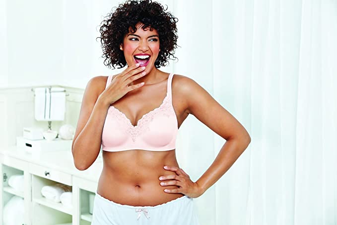 Playtex Women's Secrets Shapes & Supports Balconette Bra  Color Nude Size 38D
