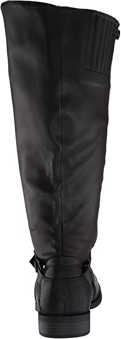 Easy Street Women's Quinn Plus Plus Harness Boot  Color Black Size 6.5M (Wide Calf)