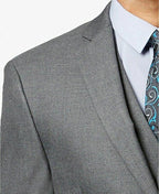 Alfani Men's Slim Fit Solid Two Button Sport Coat  Gray Size 44S