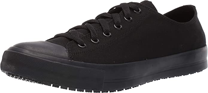 Shoes For Crews Mens Delray Sneakers  Color Black Canvas Size 13M
