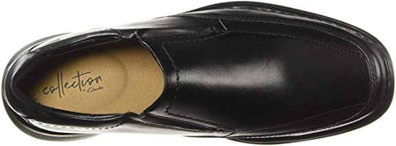 Clarks Men's Kempton Free Loafer  Color Black Leather Size 10M