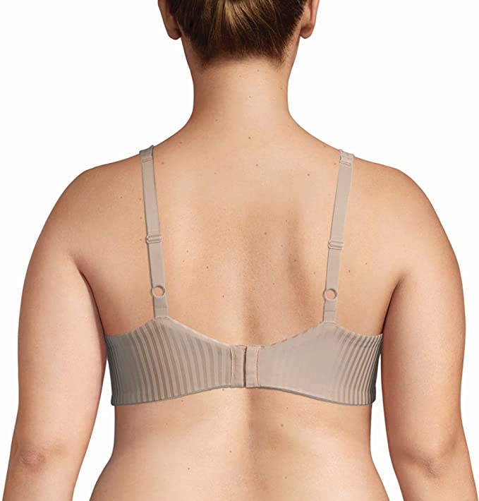 Playtex Secrets All Over Smoothing Bra   Color White Stripe Size 38D