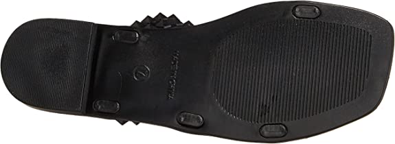 Steve Madden Womens Skyler-J Studded Flat Sandal  Color Jelly Black Size 8M