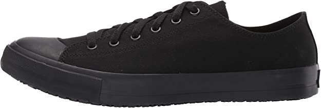Shoes For Crews Mens Delray Sneakers  Color Black Canvas Size 13M