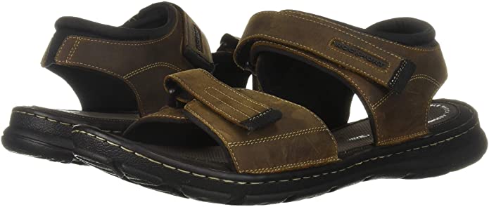 Rockport Men's Darwyn Quarter Strap Flat Sandal