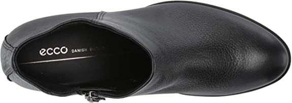 ECCO Women's Shape 55 Western Ankle Boot Hydromax Fashion  Color Black Oil Nubuck Size 7-7.5