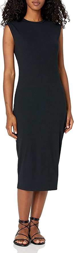 BCBGeneration Women's Knit Rib Midi Dress   Size XS