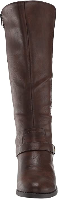 Easy Street Women's Jewel Mid Calf Boot  Color Brown Size 7.5M