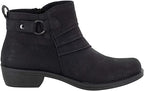 Easy Street Women's Shoes Shanna Leather Closed Toe Ankle Style SHANA Color Brown Size 7.5N