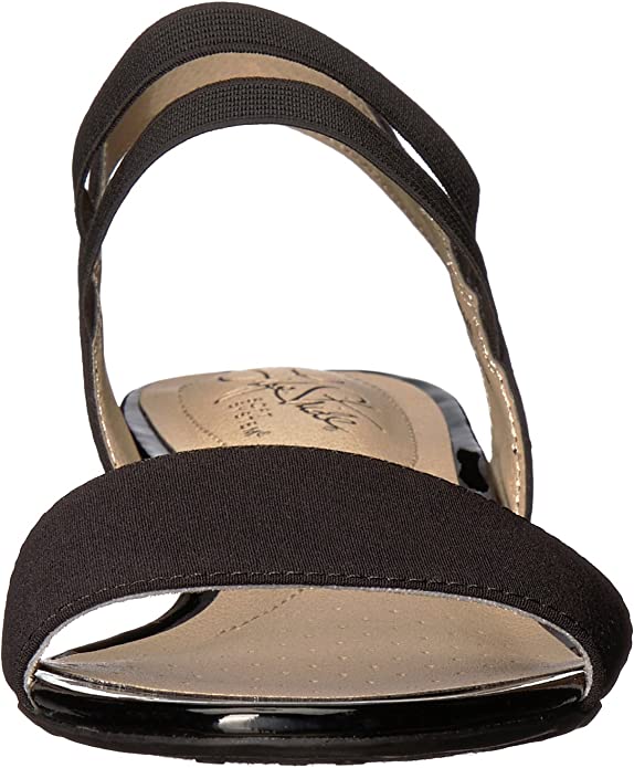 LifeStride Women's Yolo Wedge Sandal  Color Black Size 6.5W