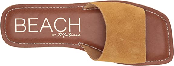 Matisse Beach by Matisse Womens Bali Slide Sandals  Color Saffron Suede Size 8M