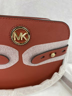 Michael Kors Carmen Camera Saffiano Leather Crossbody Bag  Style 32F0GNMC7L