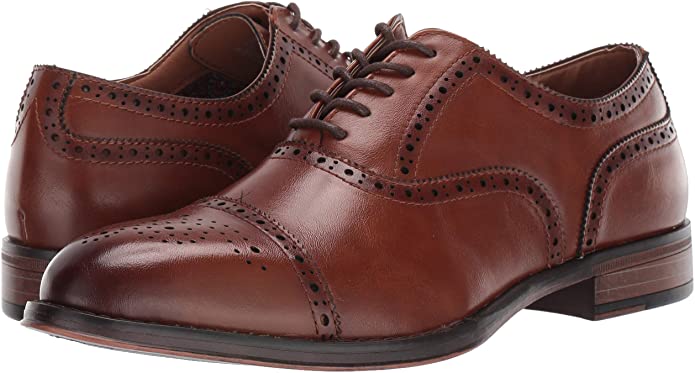 Steve Madden Men's Jimms Dress Shoes  Color Cognac Size 10M