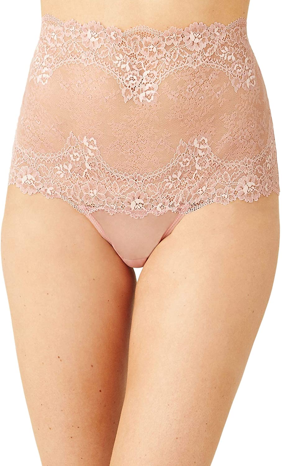 Wacoal Level Up Lace Hi Waist Thong  Roebuck Size S