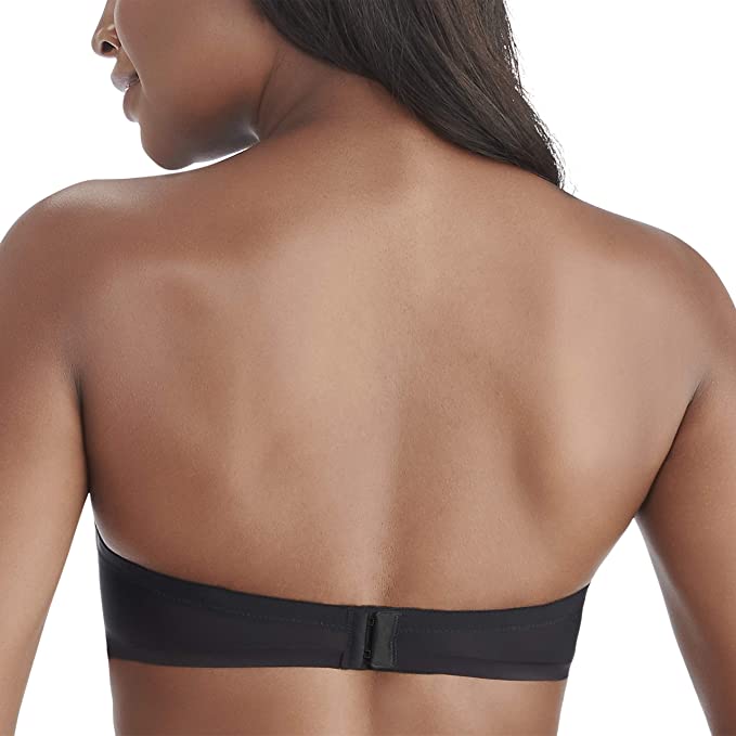 Vanity Fair Nearly Invisible Strapless Underwire Bra  Color Midnight Black Size 34DD