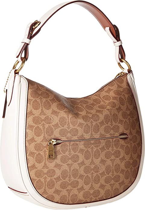COACH Women's Coated Canvas Signature Sutton Hobo Bag