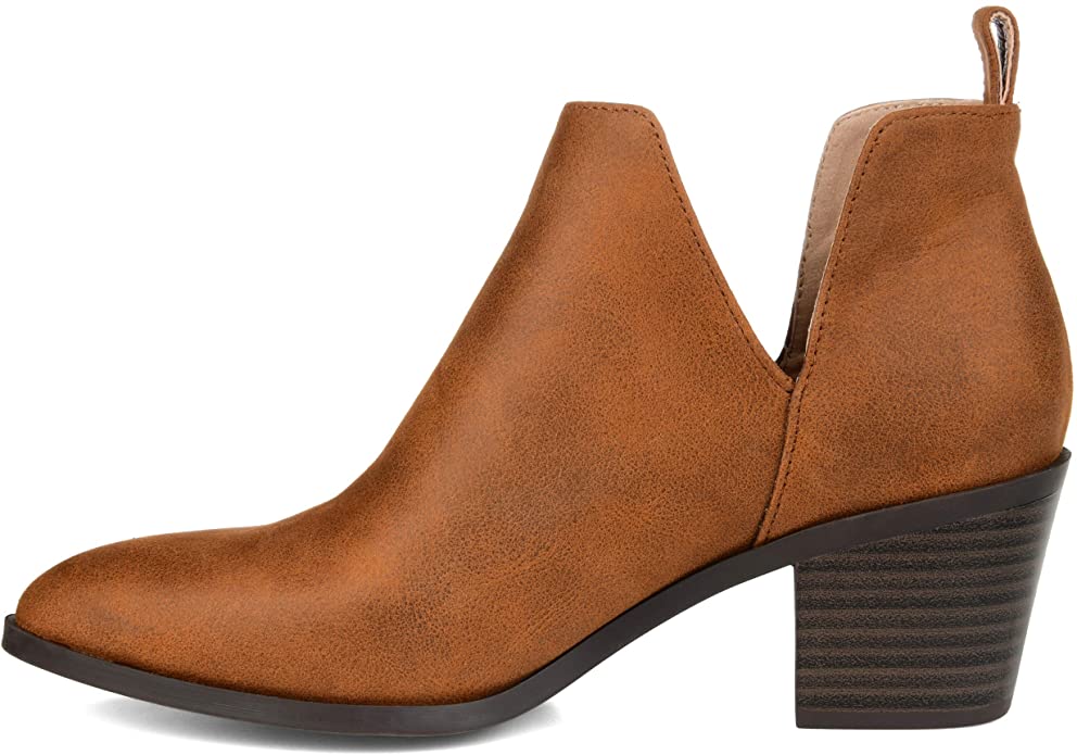 Journee Collection Women’s Lola Bootie  Color Brown Size 6.5M