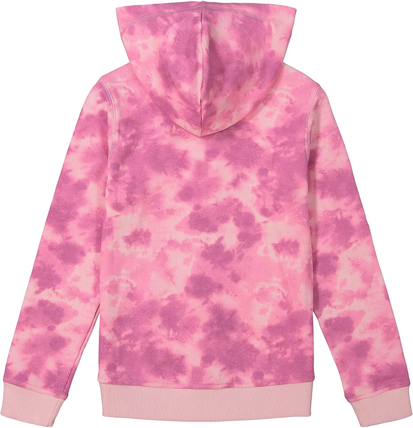 Nautica Girls' Fleece Full-Zip Hoodie Sweatshirt  Color Rose Tie Dye Size XL