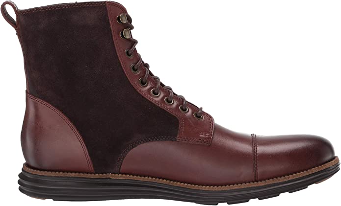 Cole Haan Men's Original Grand Cap Toe II Fashion Boots  Brown Size 10.5