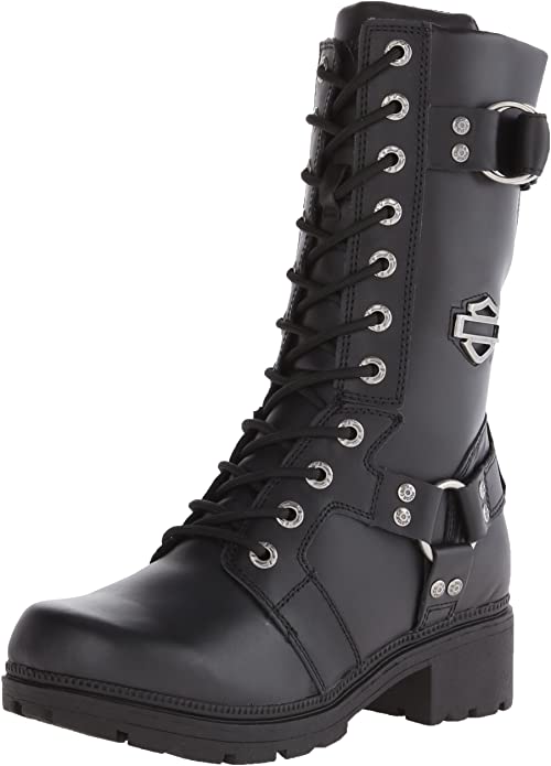 HARLEY-DAVIDSON FOOTWEAR Women's EDA Motorcycle Boot  Size: 9M