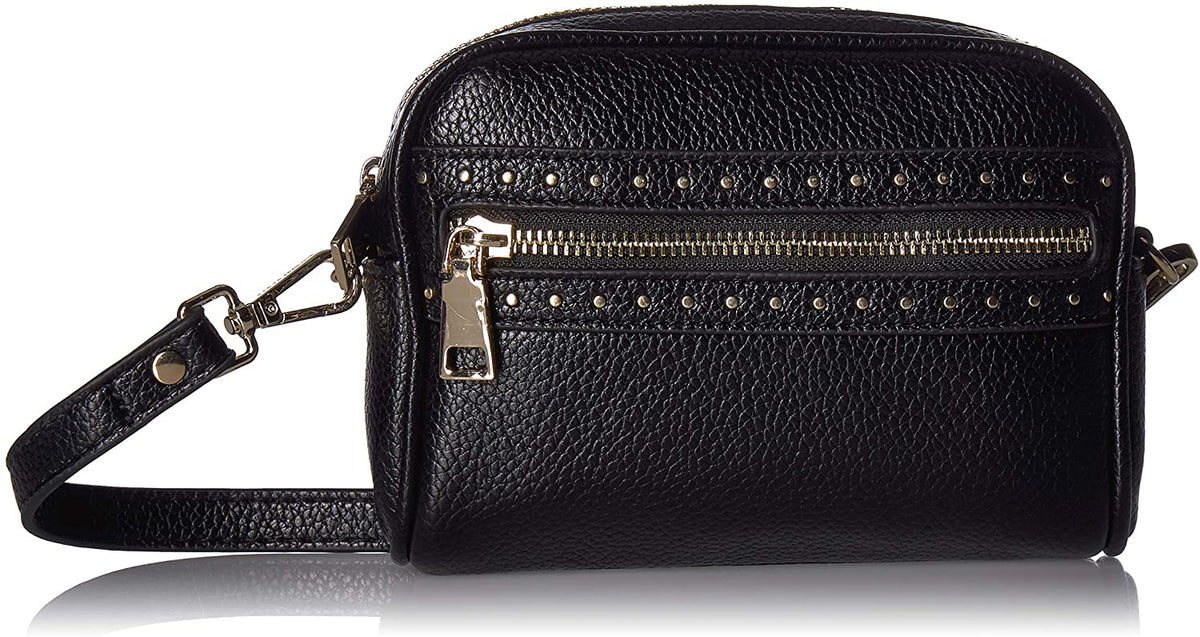 Steve Madden Party Crossbody Handbag Pebble Vegan Leather w/Stud Accents