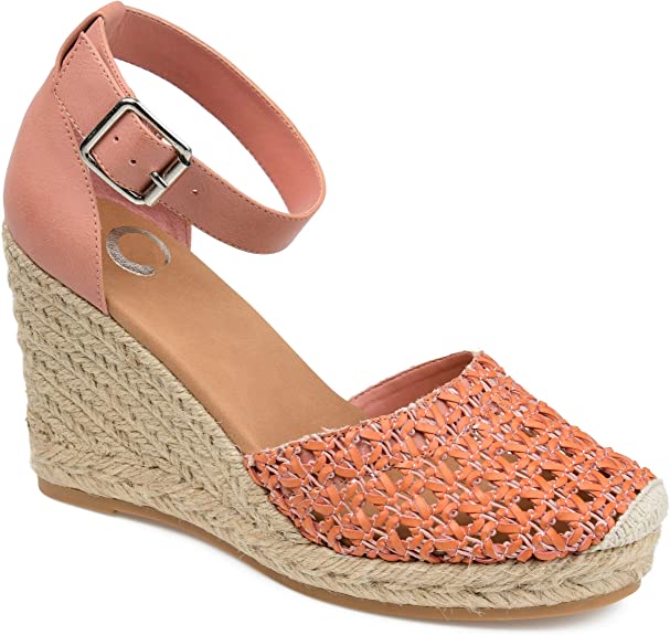 Journee Collection Women's Sierra Espadrille Sandals  Color Pink Size 10M