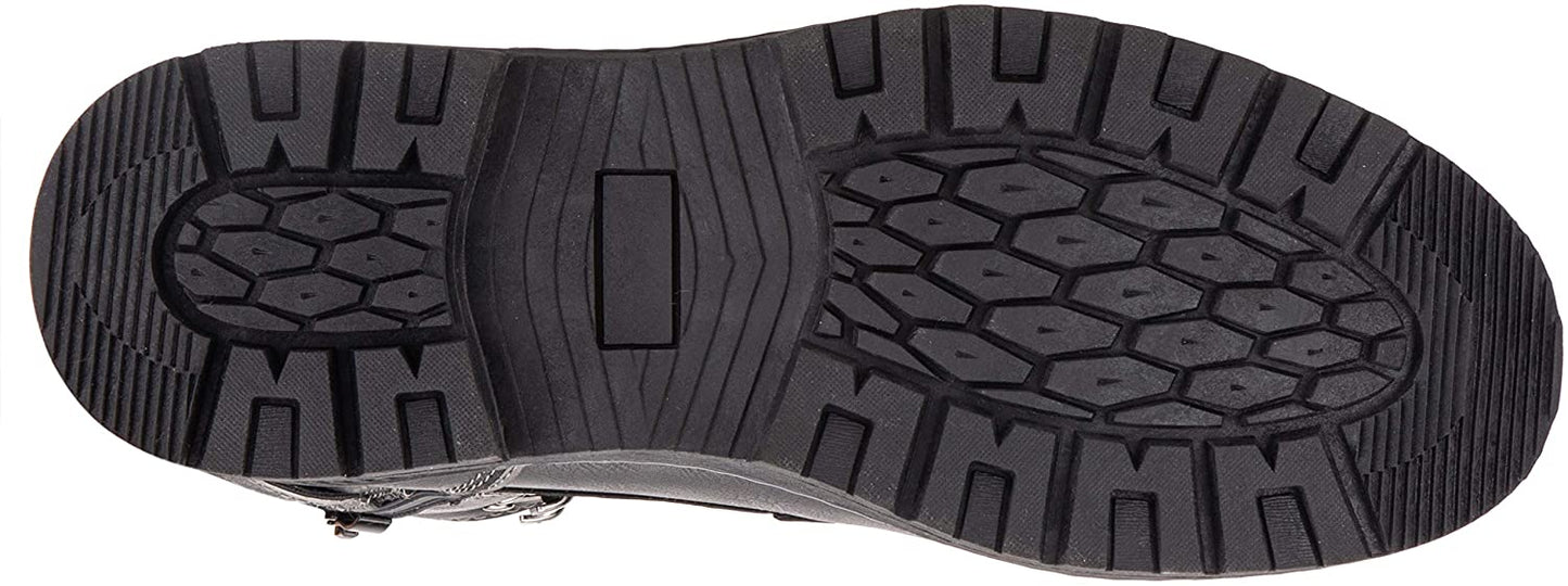 Reserved Footwear New York Men's Cavalier Fashion Casual Snow Boots  Black/White Size 9