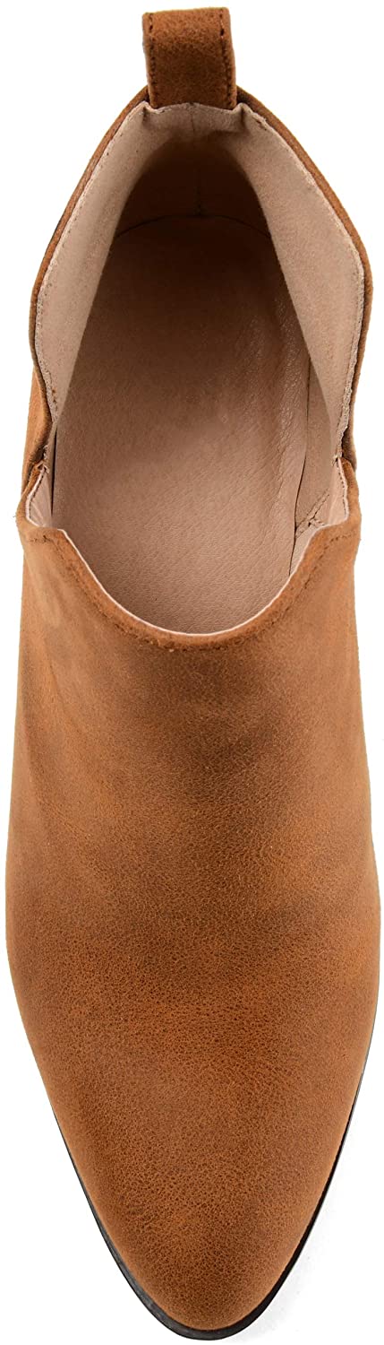 Journee Collection Women’s Lola Bootie  Color Brown Size 6.5M