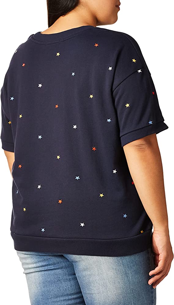 PJ Salvage Women's Loungewear American Dreams Short Sleeve T-Shirt  Color Navy Size L