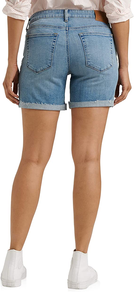 Lucky Brand Women's Mid Rise Roll Up Short  Color Thomas Size 30