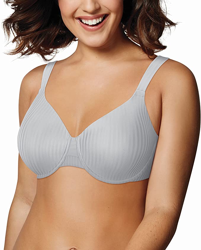 Playtex Secrets All Over Smoothing Bra   Color White Stripe Size 38D