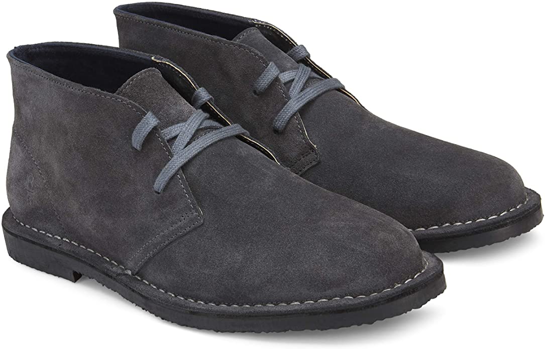 Reserved Footwear Men's The Munster Ankle Boot  Color Gray Size 10M