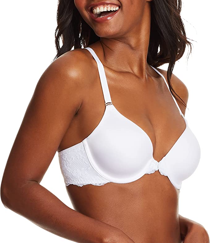 Maidenform Women's One Fab Fit Full Coverage Lightly Padded Racerback Underwire T-Shirt Bra  Size 36C