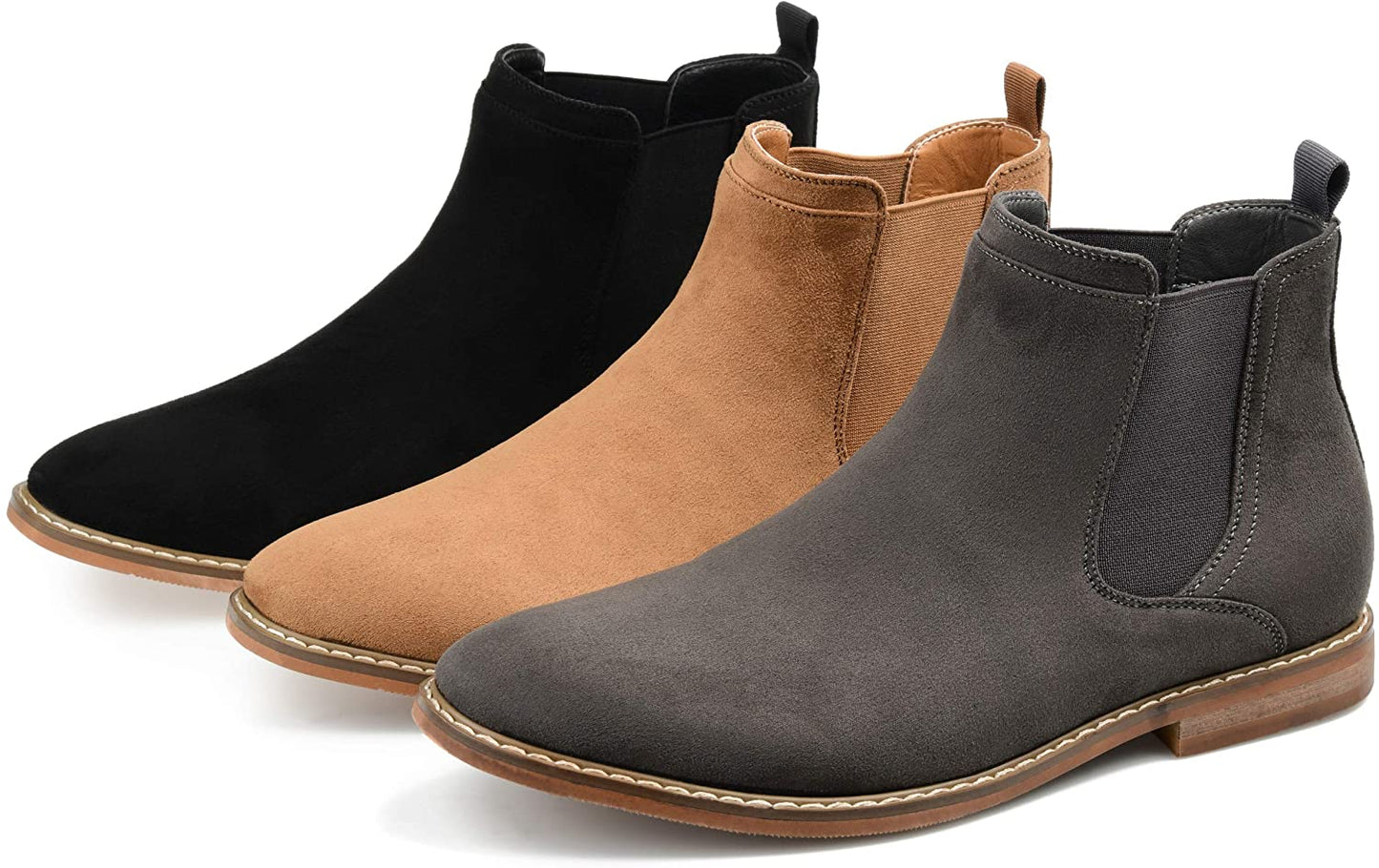 Vance Co. Men's Marshall Chelsea Boots  Color Black Size 8.5M