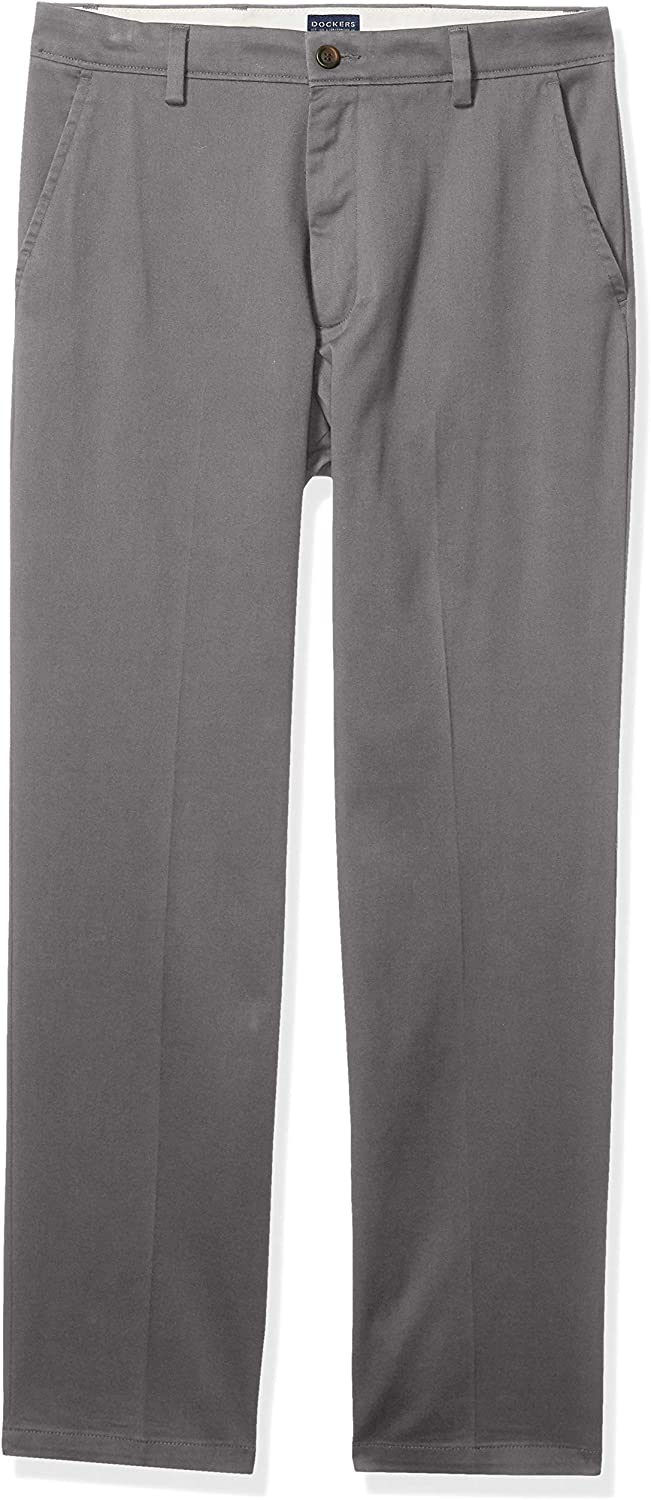 Dockers Men's Easy Stretch Classic Fit Pants  Color Burma Grey W40xL29