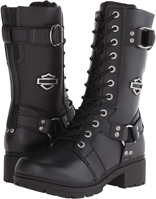 HARLEY-DAVIDSON FOOTWEAR Women's EDA Motorcycle Boot  Size: 9M